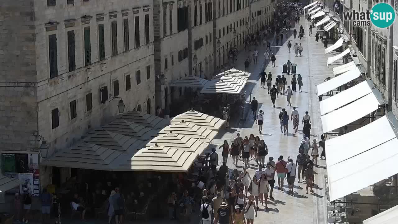 Kamera v zivo Dubrovnik – panorama na stari del mesta