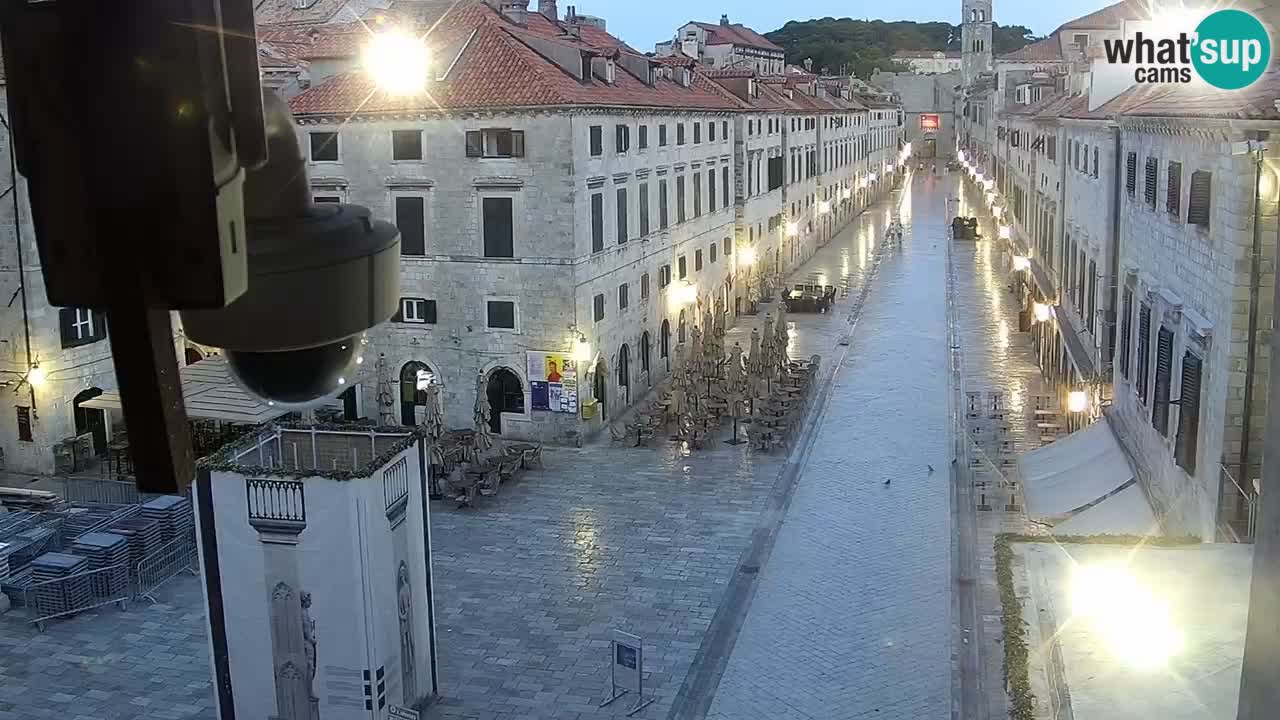 Webcam live Dubrovnik – panorama della città vecchia