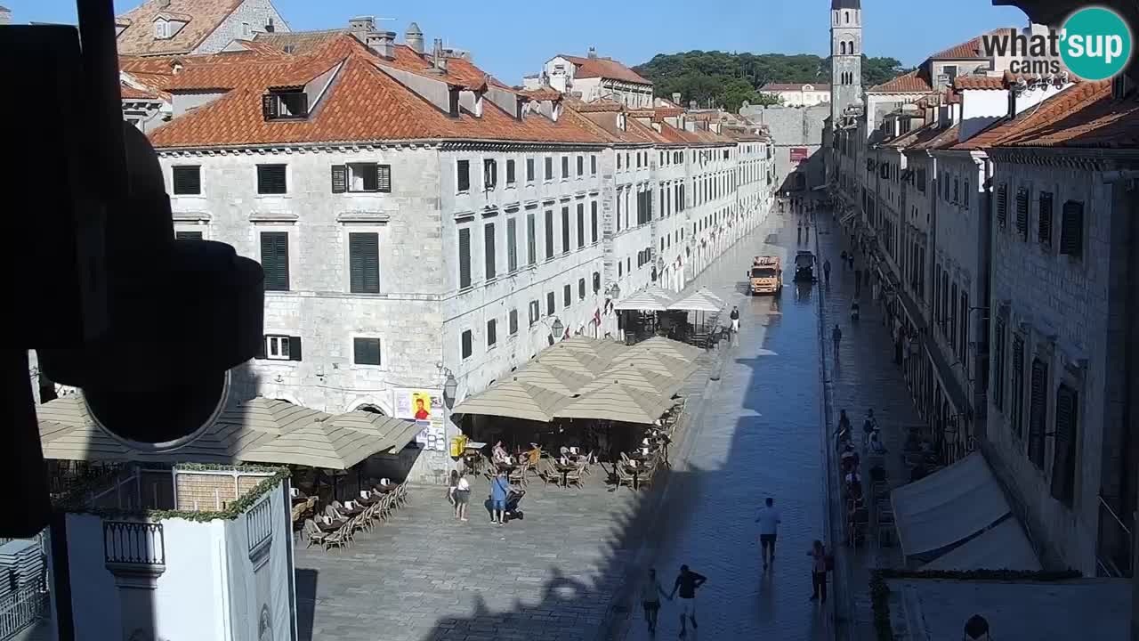Kamera v zivo Dubrovnik – panorama na stari del mesta