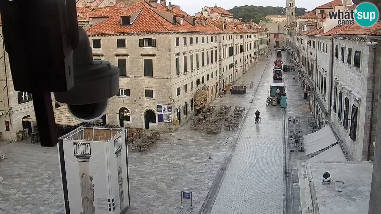 Live Webcam Dubrovnik Stradun
