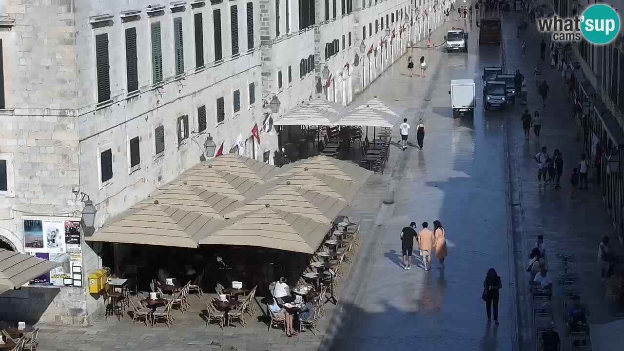 Kamera v zivo Dubrovnik – panorama na stari del mesta