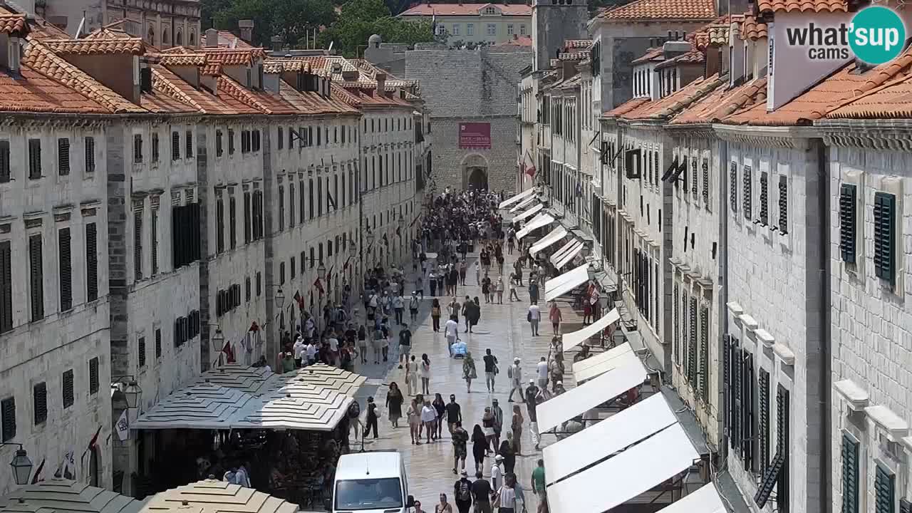 Webcam Dubrovnik – panorama de la vieille ville