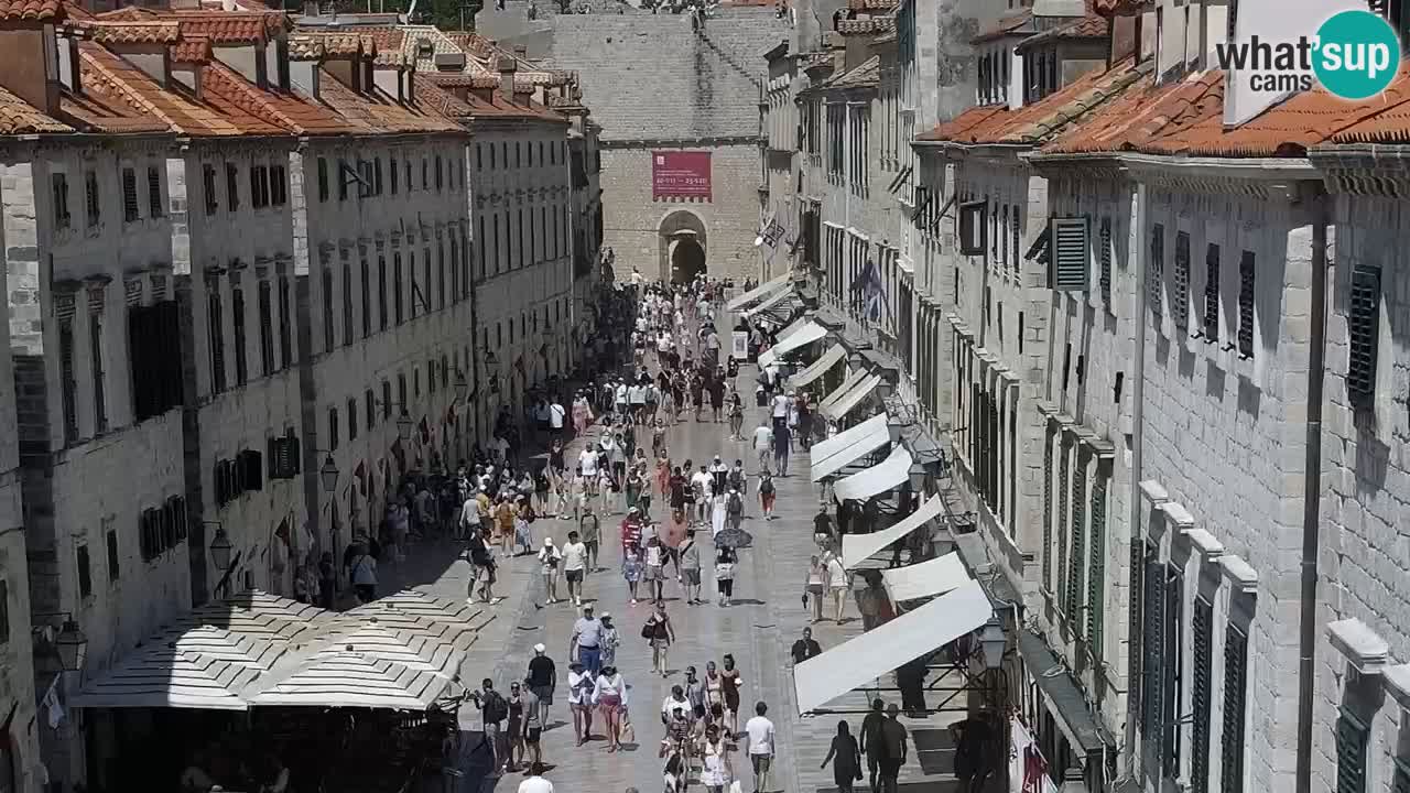 Webcam Dubrovnik – panorama de la vieille ville