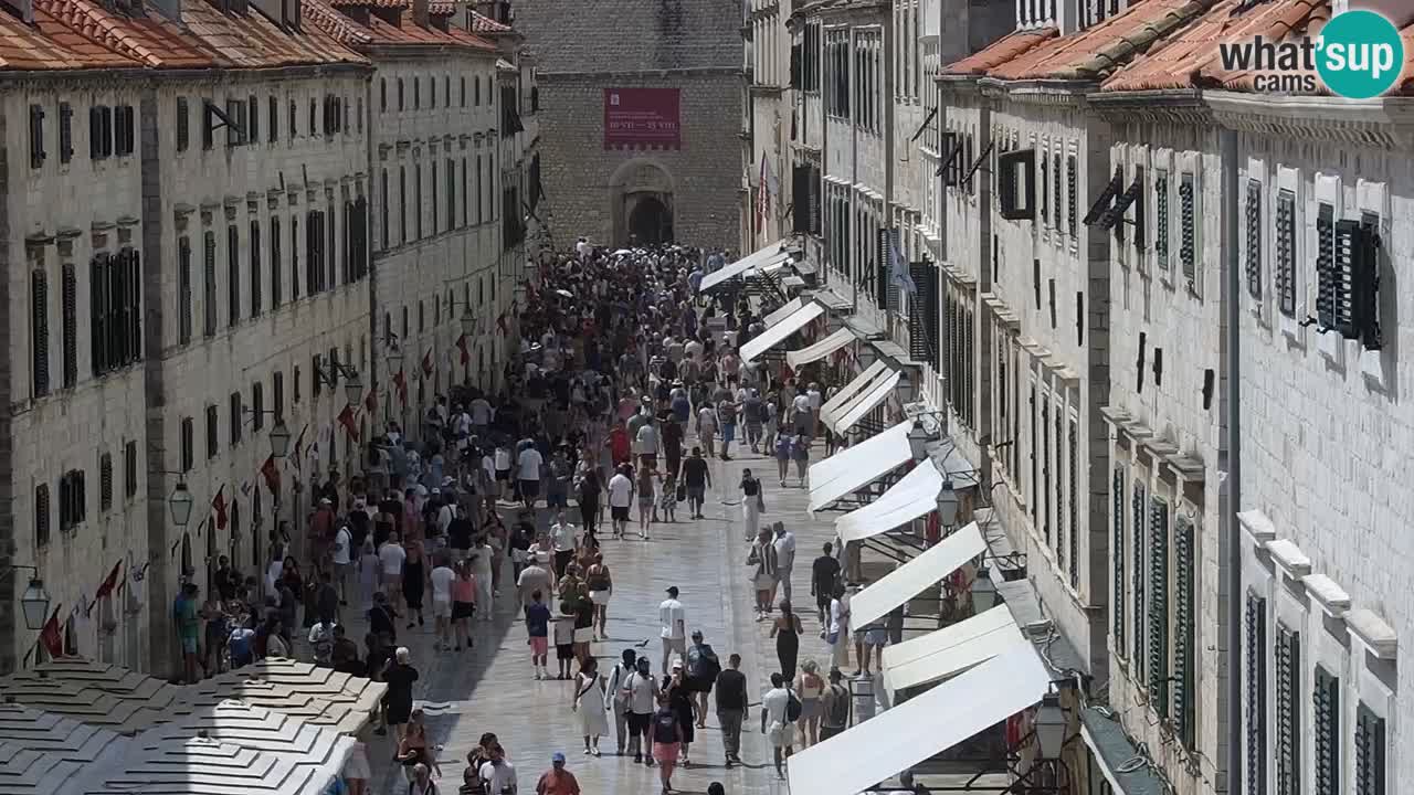 Webcam live Dubrovnik – panorama della città vecchia