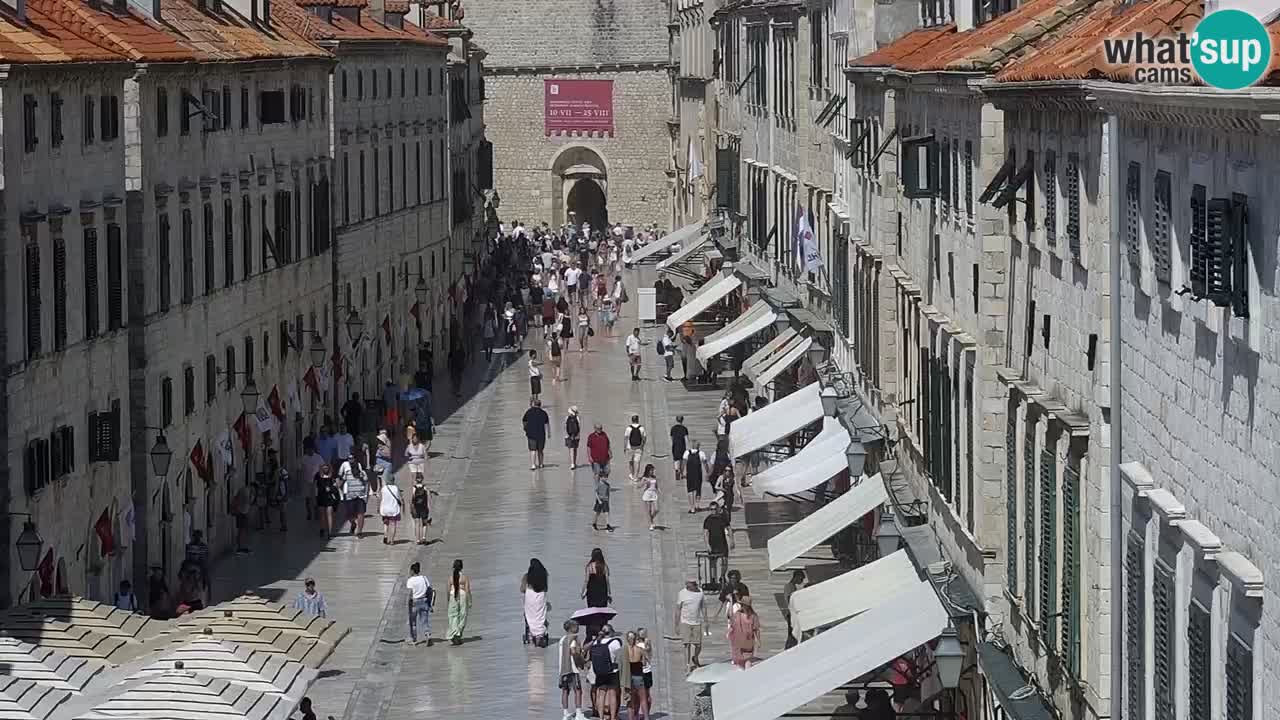 Live Webcam Dubrovnik Stradun