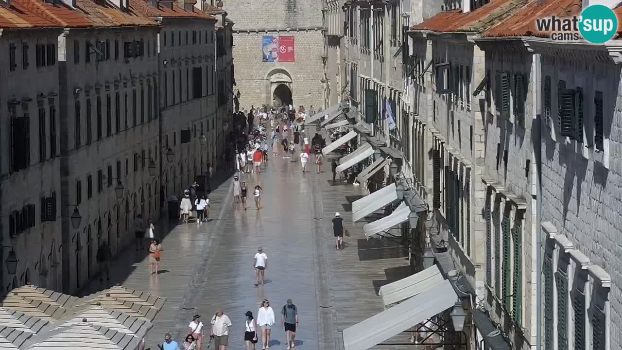 Kamera v živo Dubrovnik Stradun / Placa