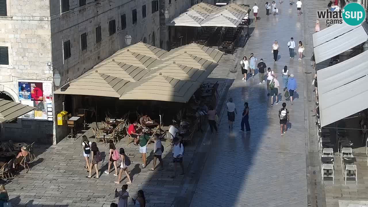 Kamera v živo Dubrovnik Stradun / Placa
