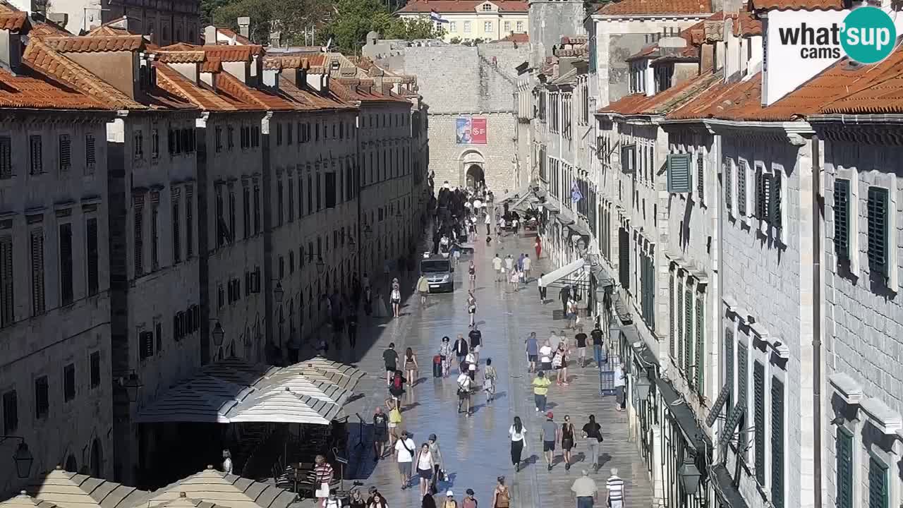 Live Webcam Dubrovnik Stradun