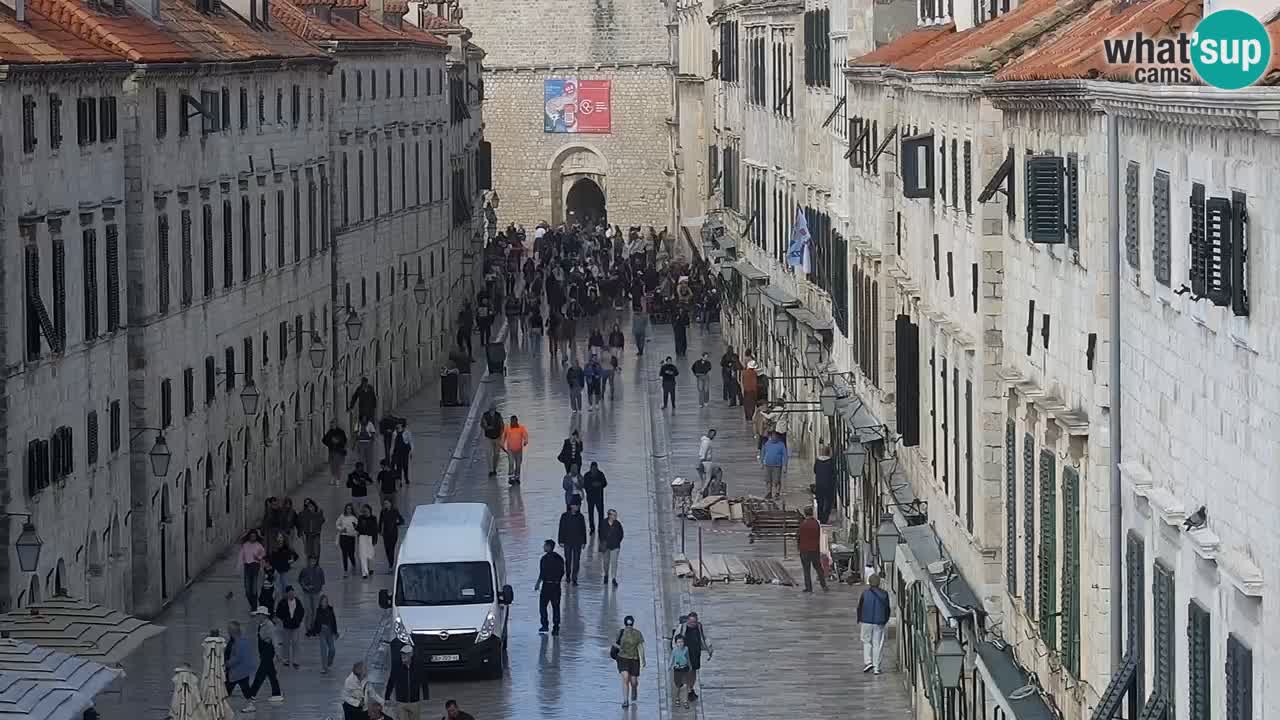 Kamera v živo Dubrovnik Stradun / Placa