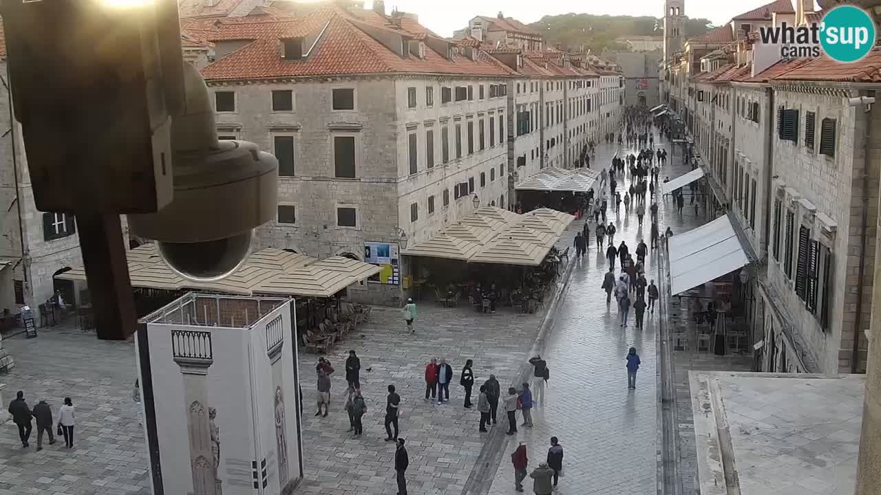 Live Webcam Dubrovnik Stradun