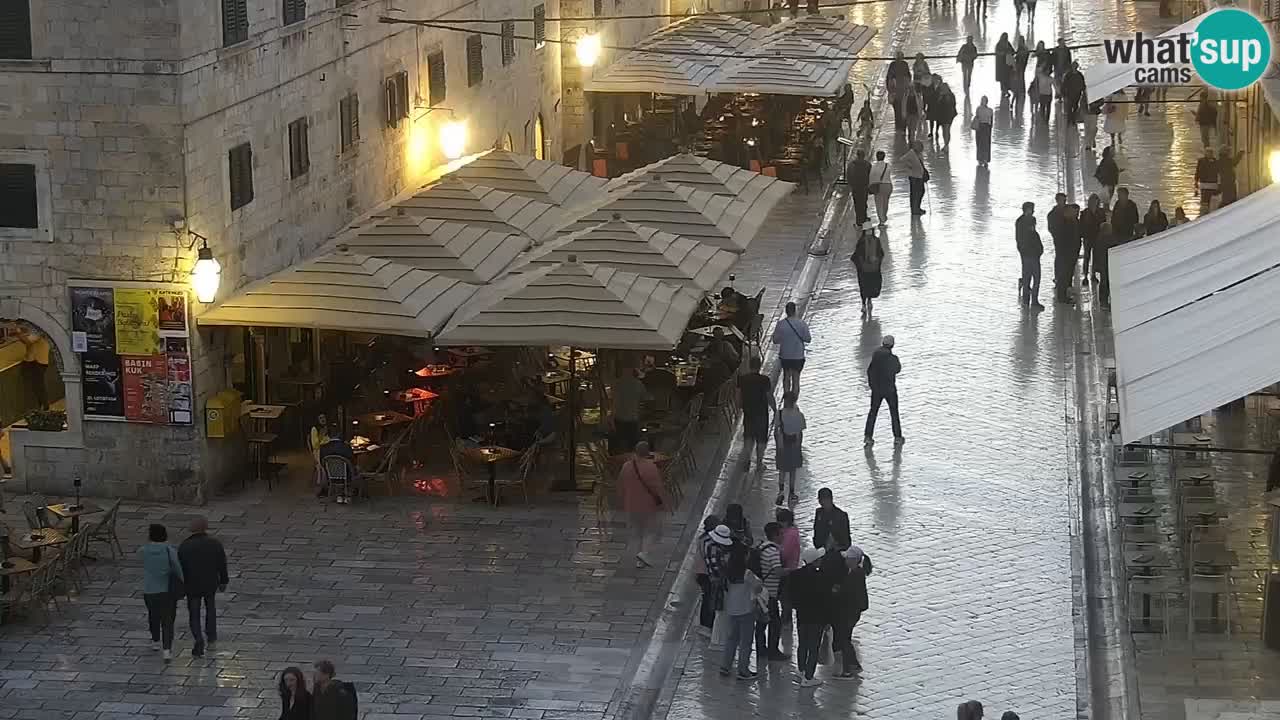 Live Webcam Dubrovnik Stradun