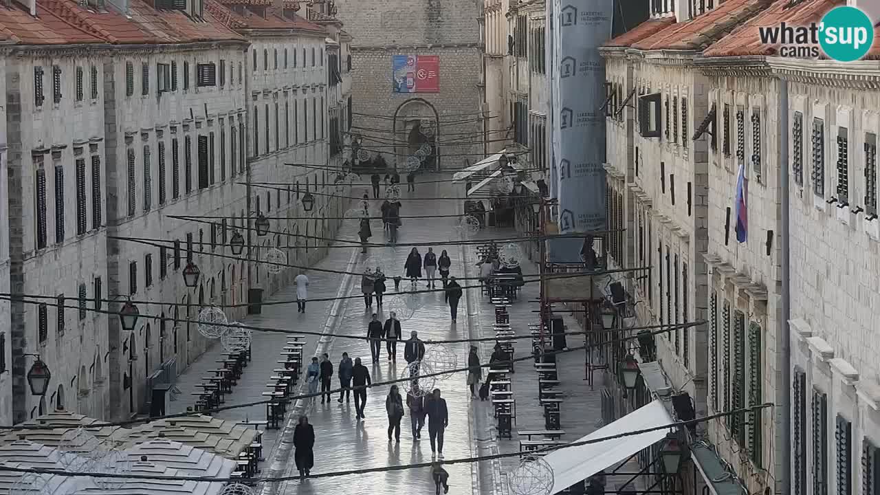 Live Webcam Dubrovnik Stradun