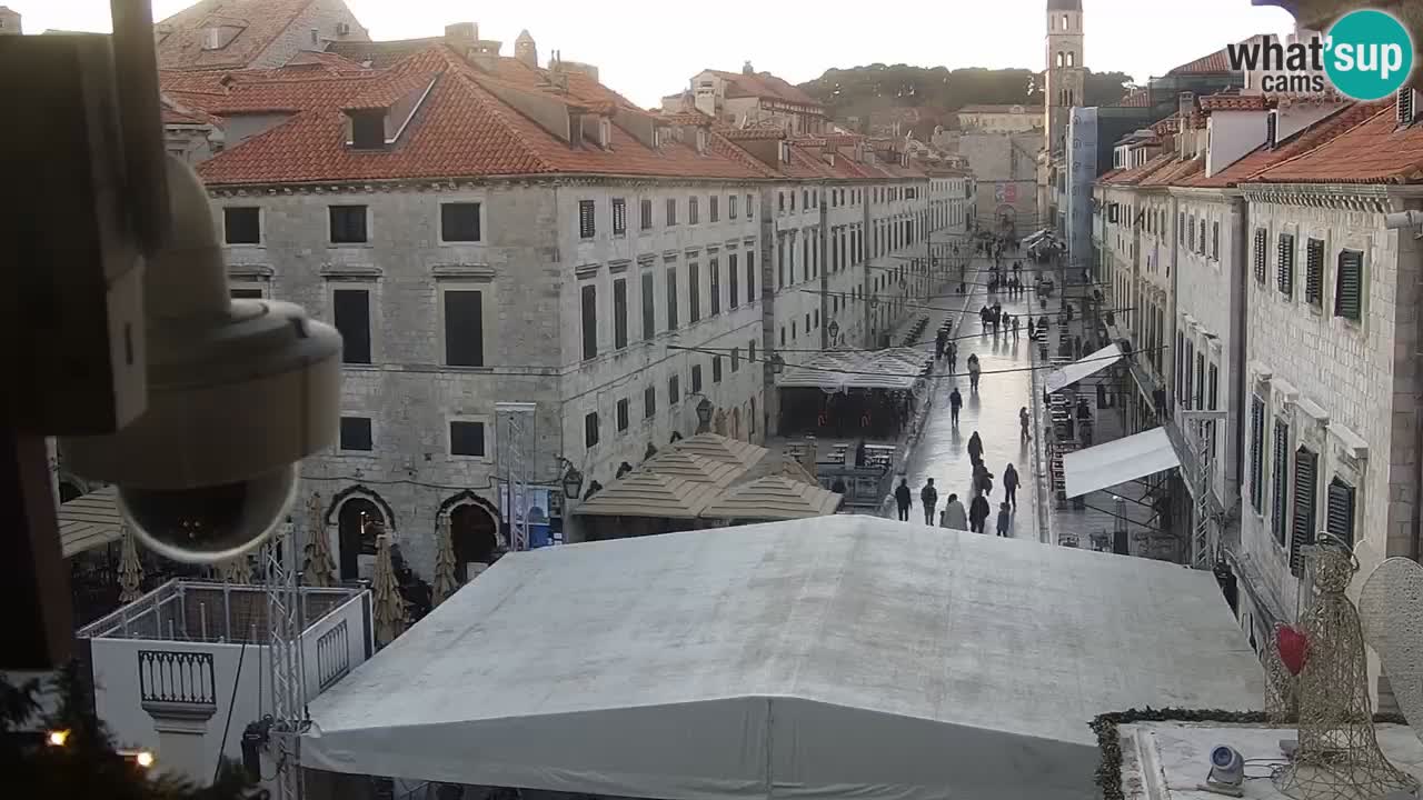 Live Webcam Dubrovnik Stradun