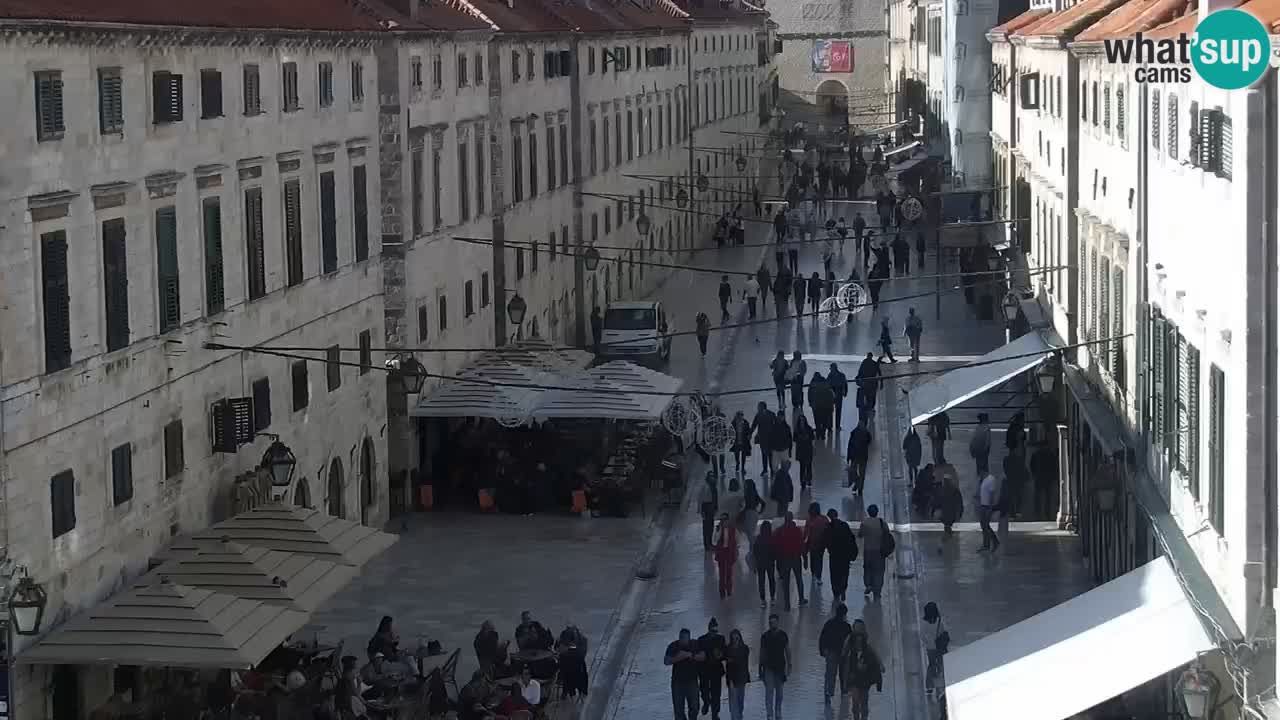 Kamera v živo Dubrovnik Stradun / Placa