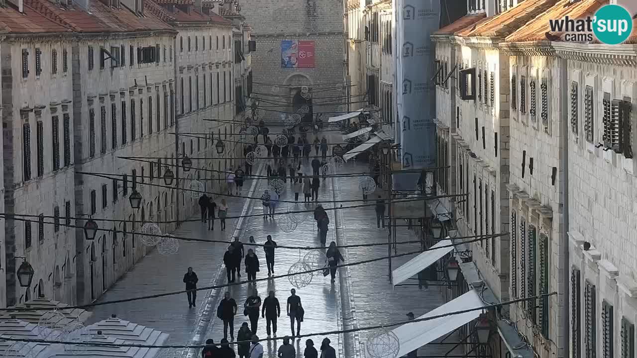 Live Webcam Dubrovnik Stradun