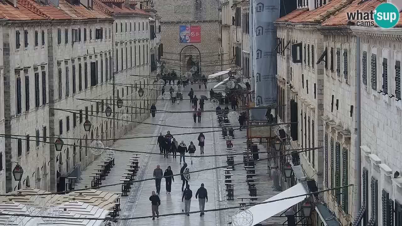 Live Webcam Dubrovnik Stradun