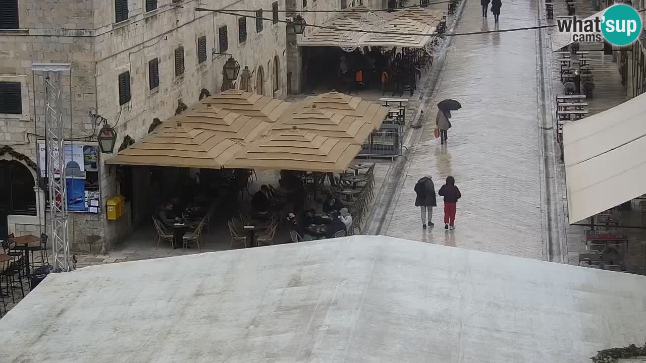 Kamera v živo Dubrovnik Stradun / Placa