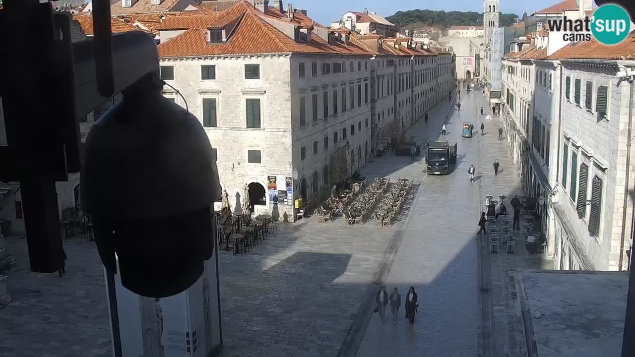 Kamera v živo Dubrovnik Stradun / Placa