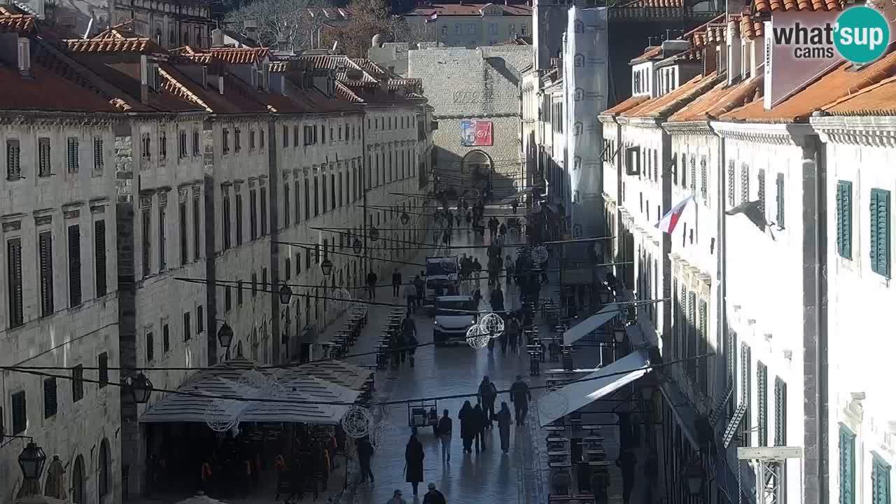 Live Webcam Dubrovnik Stradun