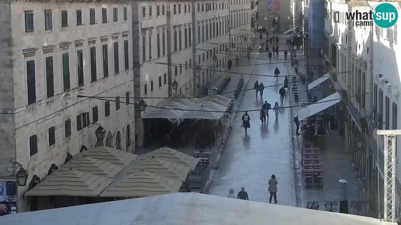 Kamera v živo Dubrovnik Stradun / Placa