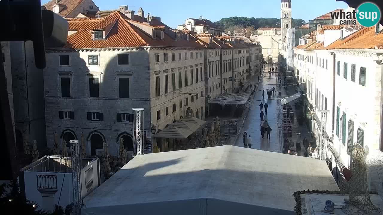 Live Webcam Dubrovnik Stradun
