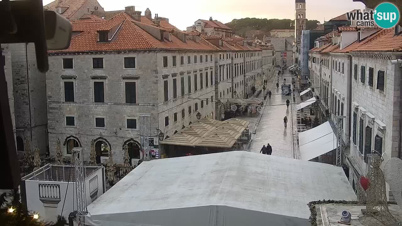 Webcam live Dubrovnik – panorama della città vecchia