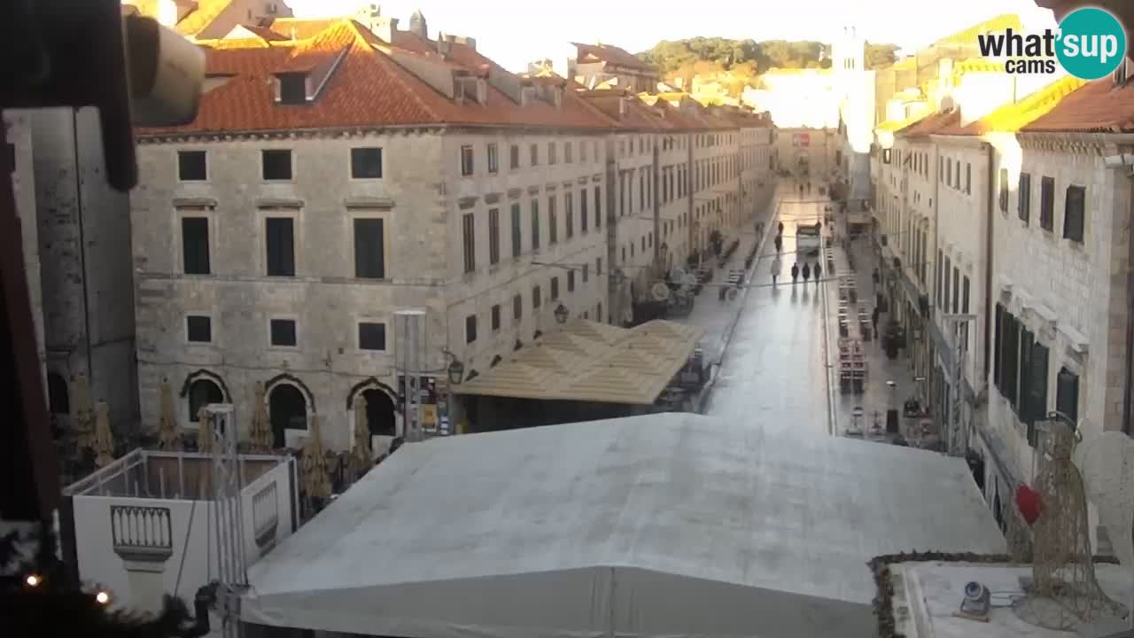 Live Webcam Dubrovnik Stradun