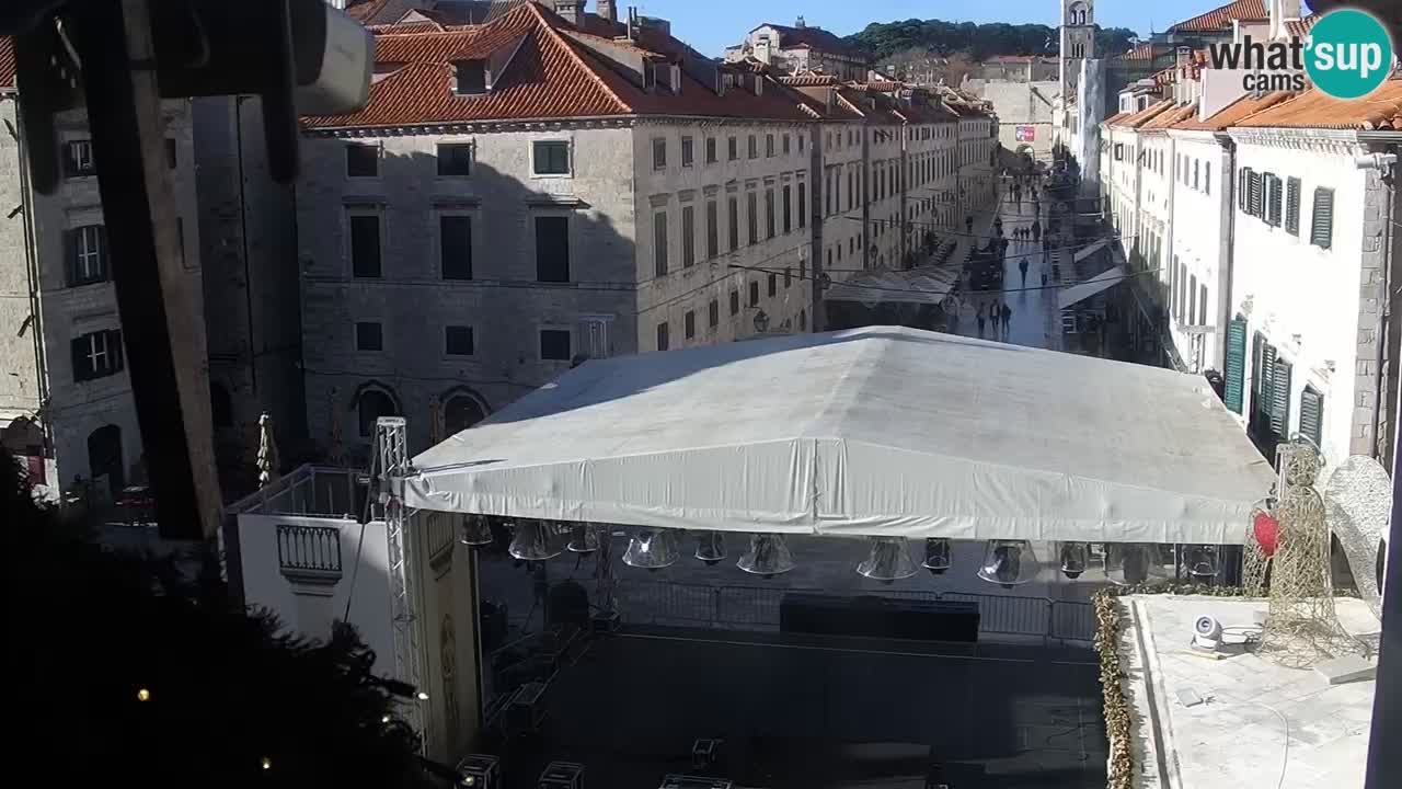 Live Webcam Dubrovnik Stradun
