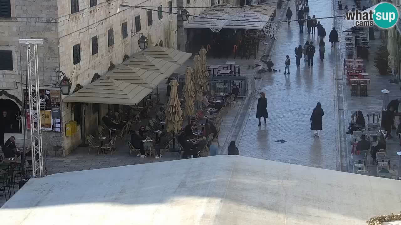 Live Webcam Dubrovnik Stradun