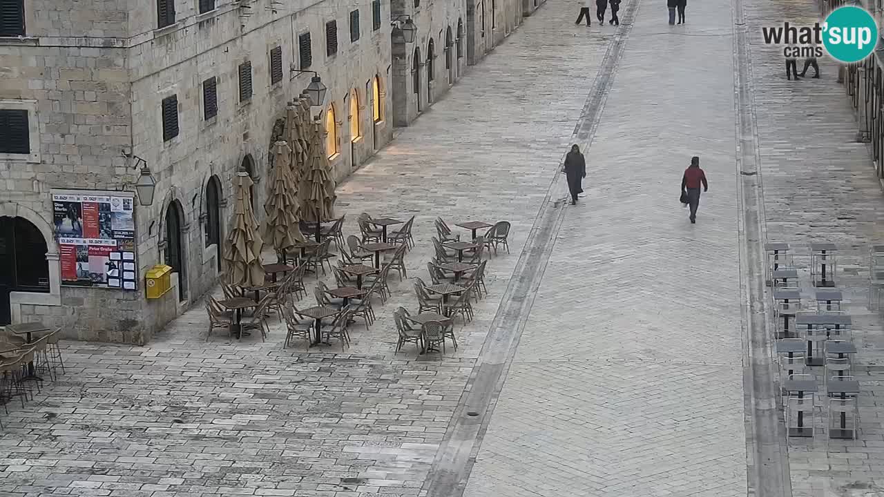 Kamera v živo Dubrovnik Stradun / Placa