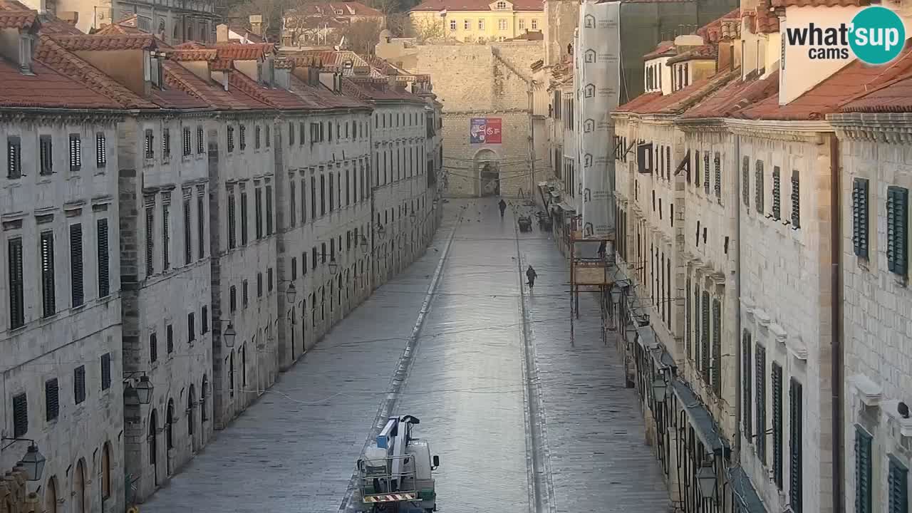 Live Webcam Dubrovnik Stradun