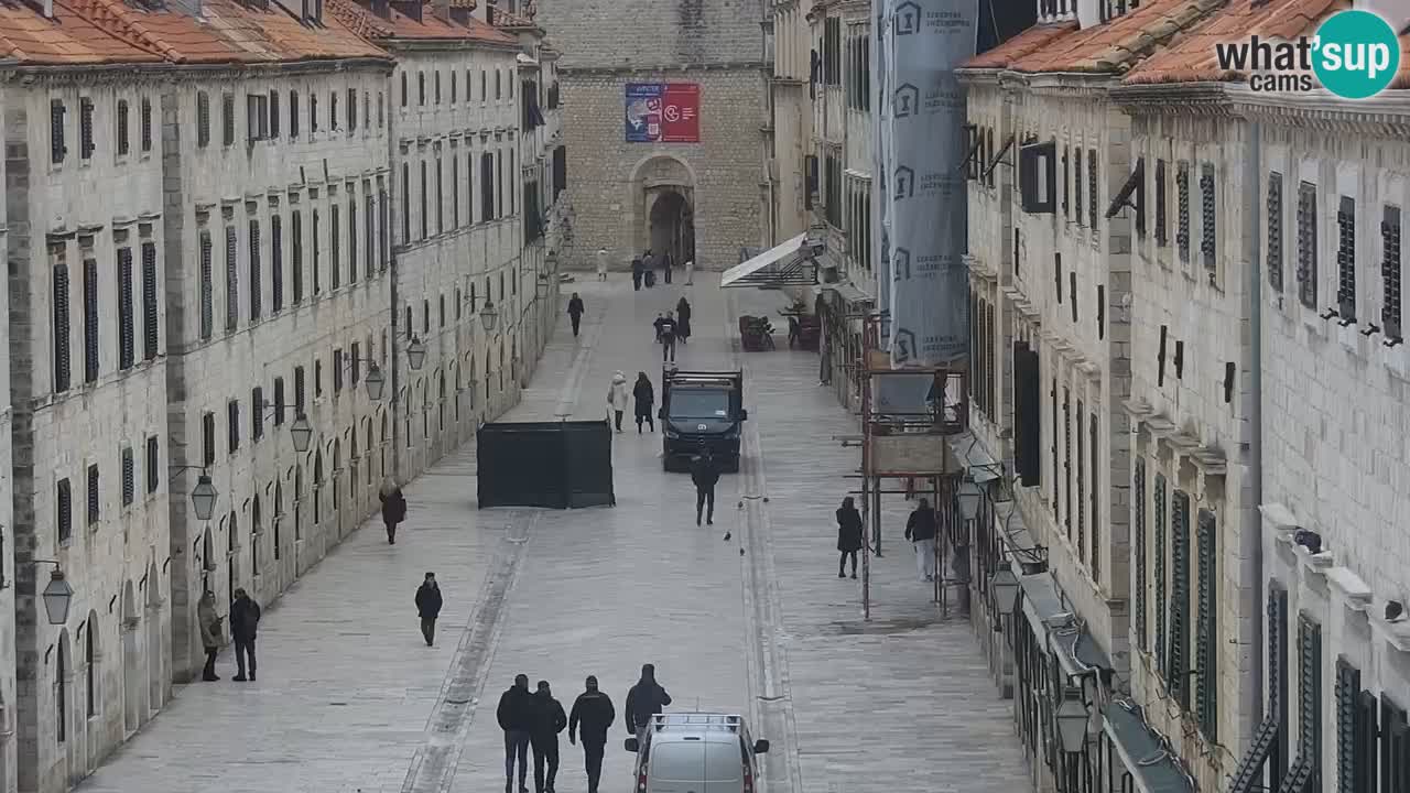 Live Webcam Dubrovnik Stradun