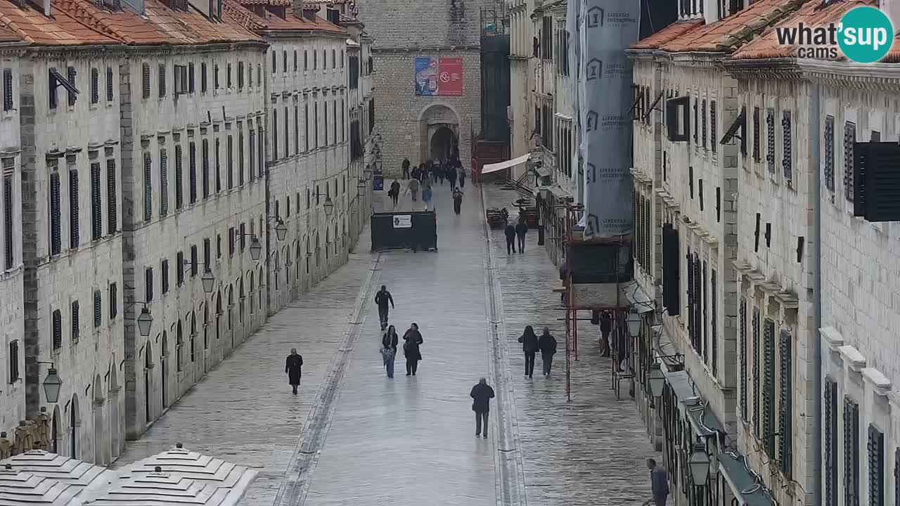 Live Webcam Dubrovnik Stradun