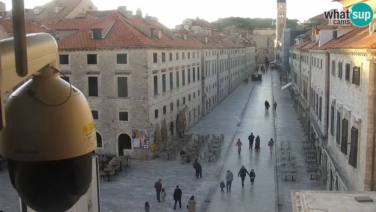 Live Webcam Dubrovnik Stradun