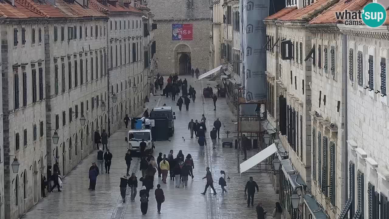 Live Webcam Dubrovnik Stradun