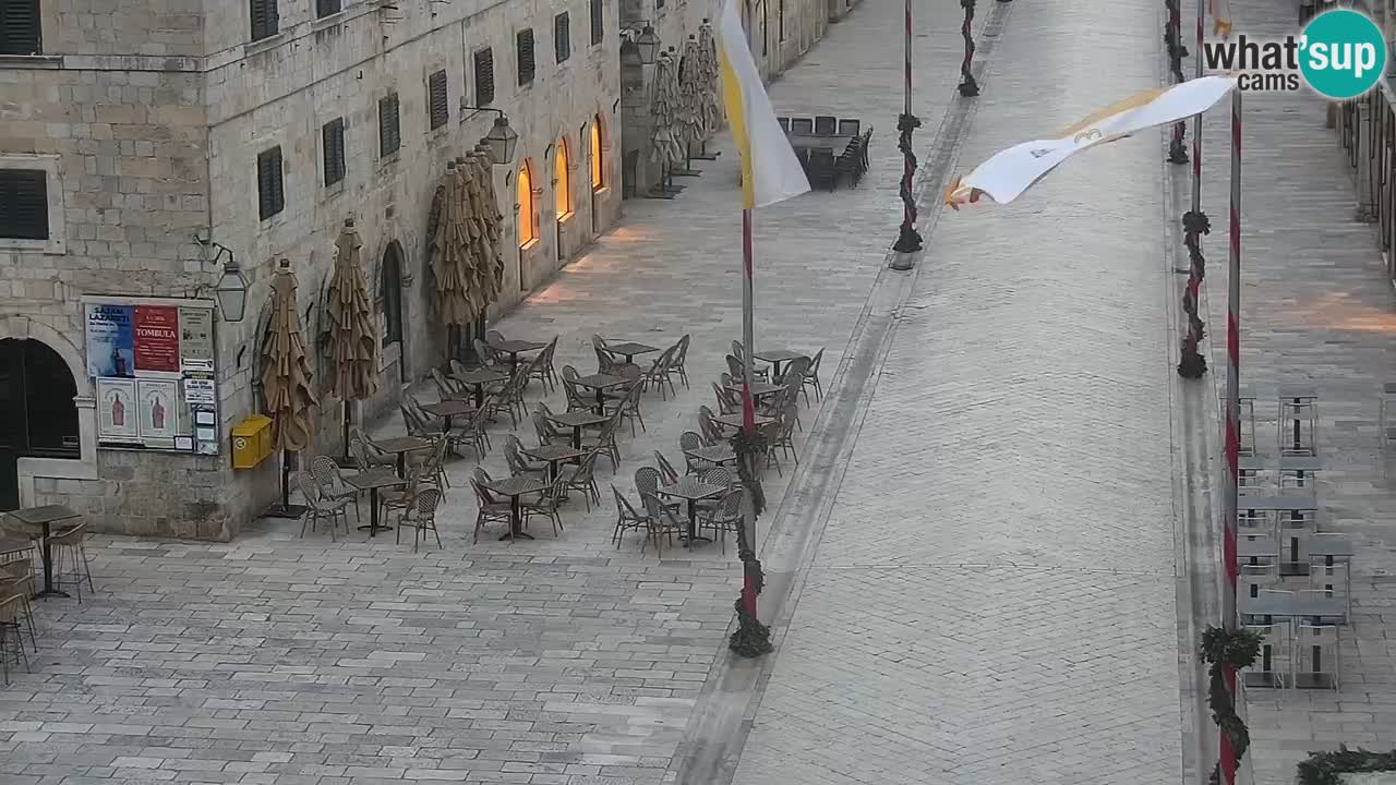 Kamera v živo Dubrovnik Stradun / Placa