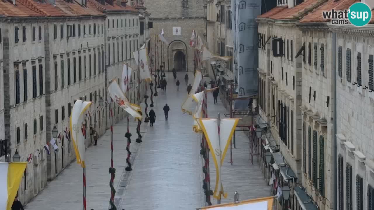 Live Webcam Dubrovnik Stradun