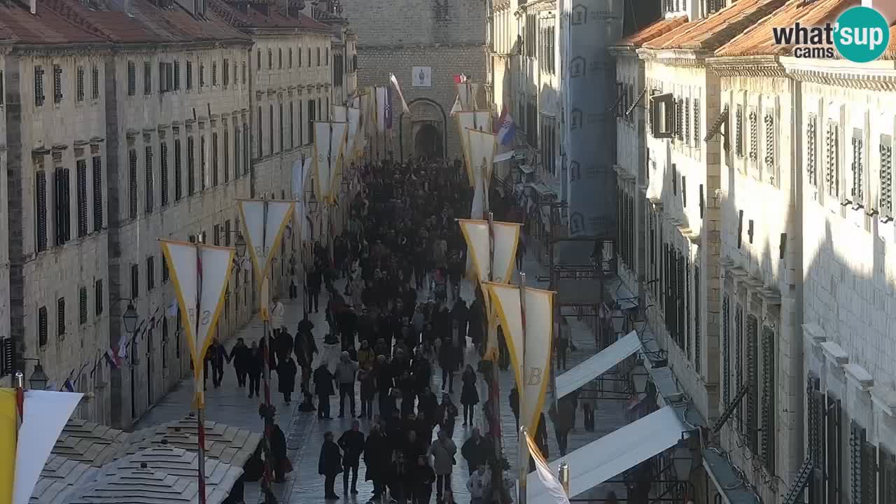 Live Webcam Dubrovnik Stradun