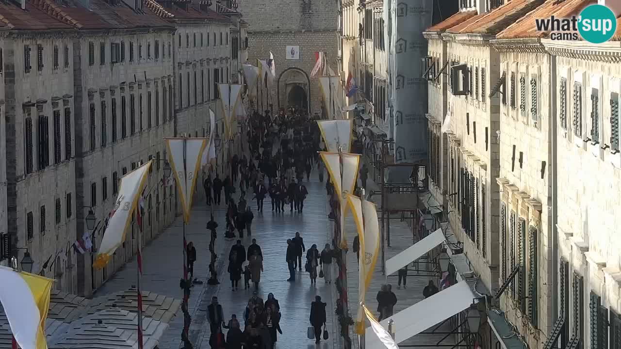 Live Webcam Dubrovnik Stradun