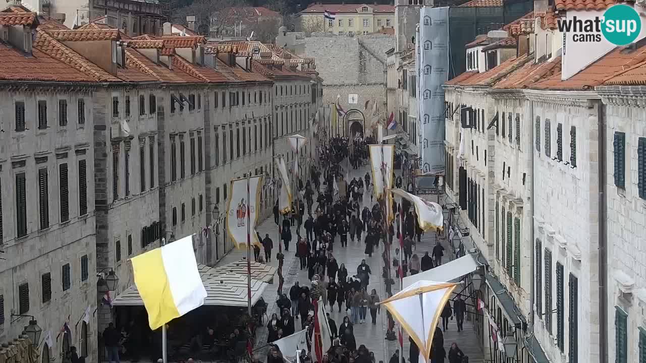 Kamera v živo Dubrovnik Stradun / Placa