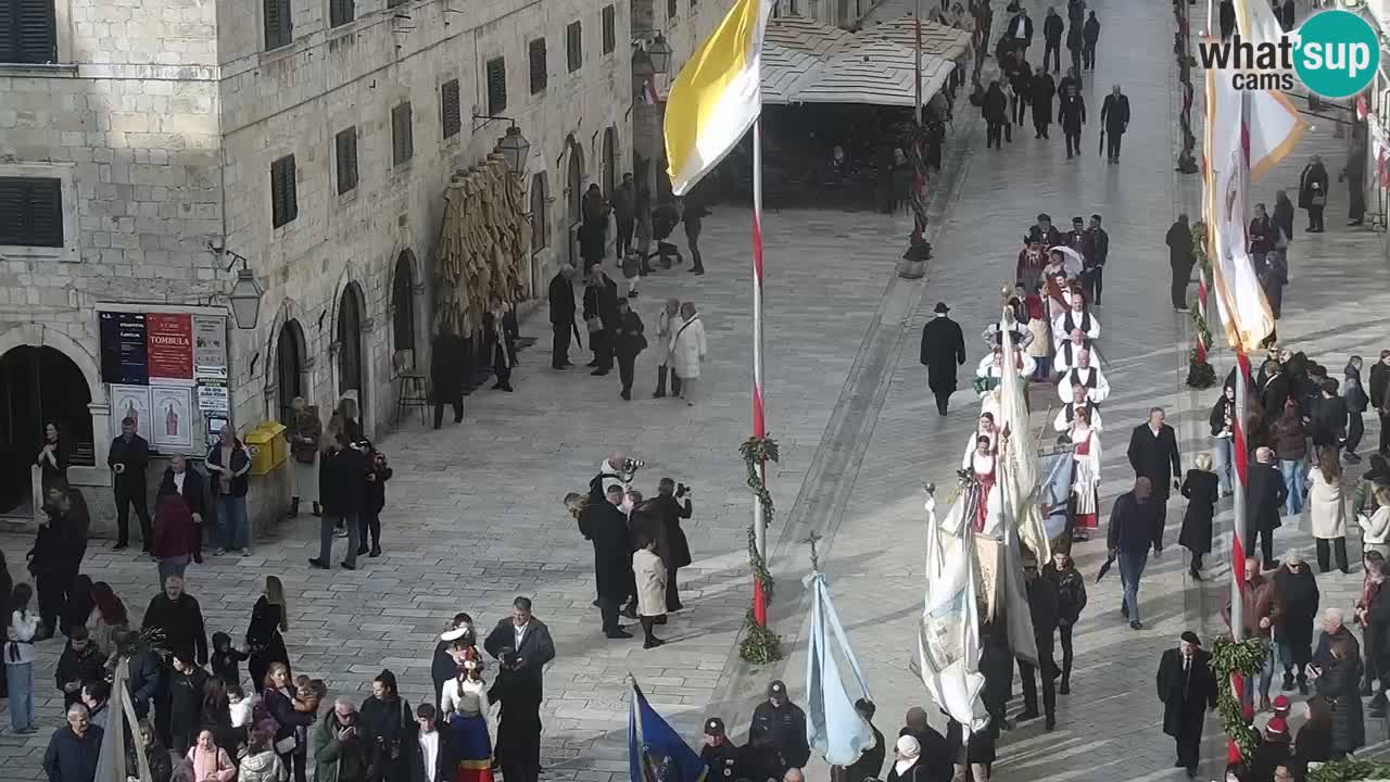 Kamera v živo Dubrovnik Stradun / Placa