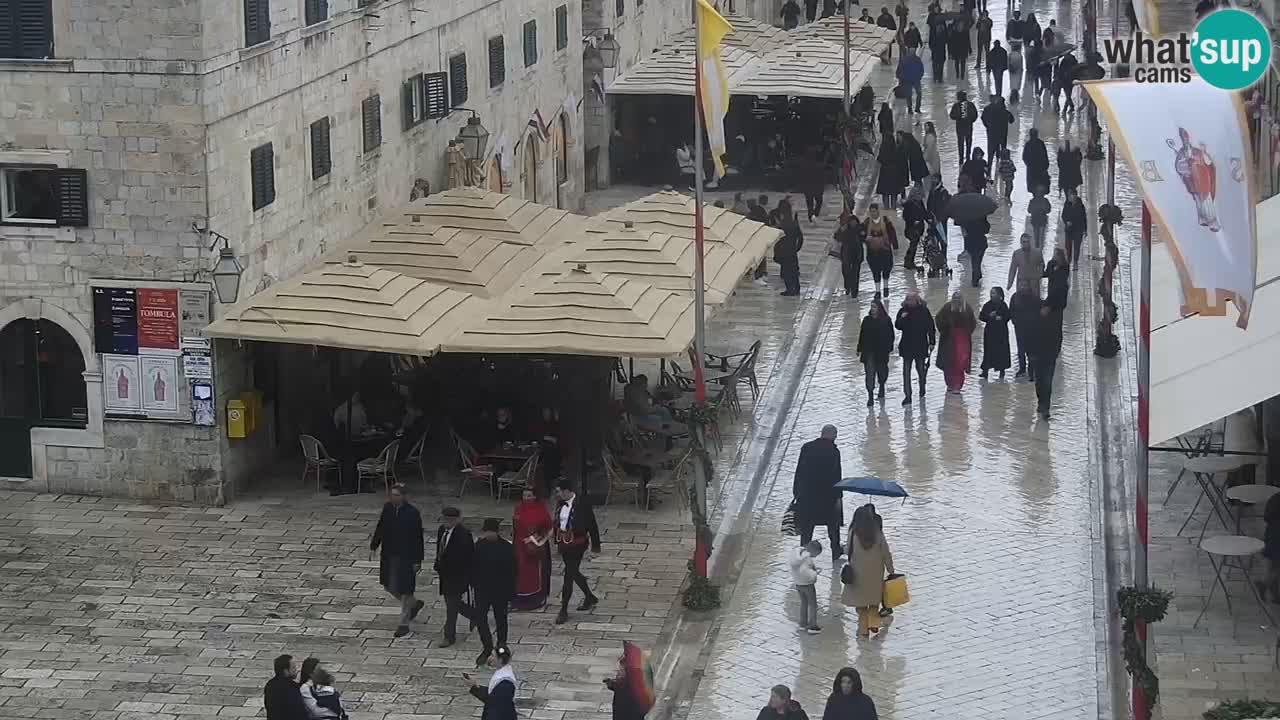 Kamera v živo Dubrovnik Stradun / Placa