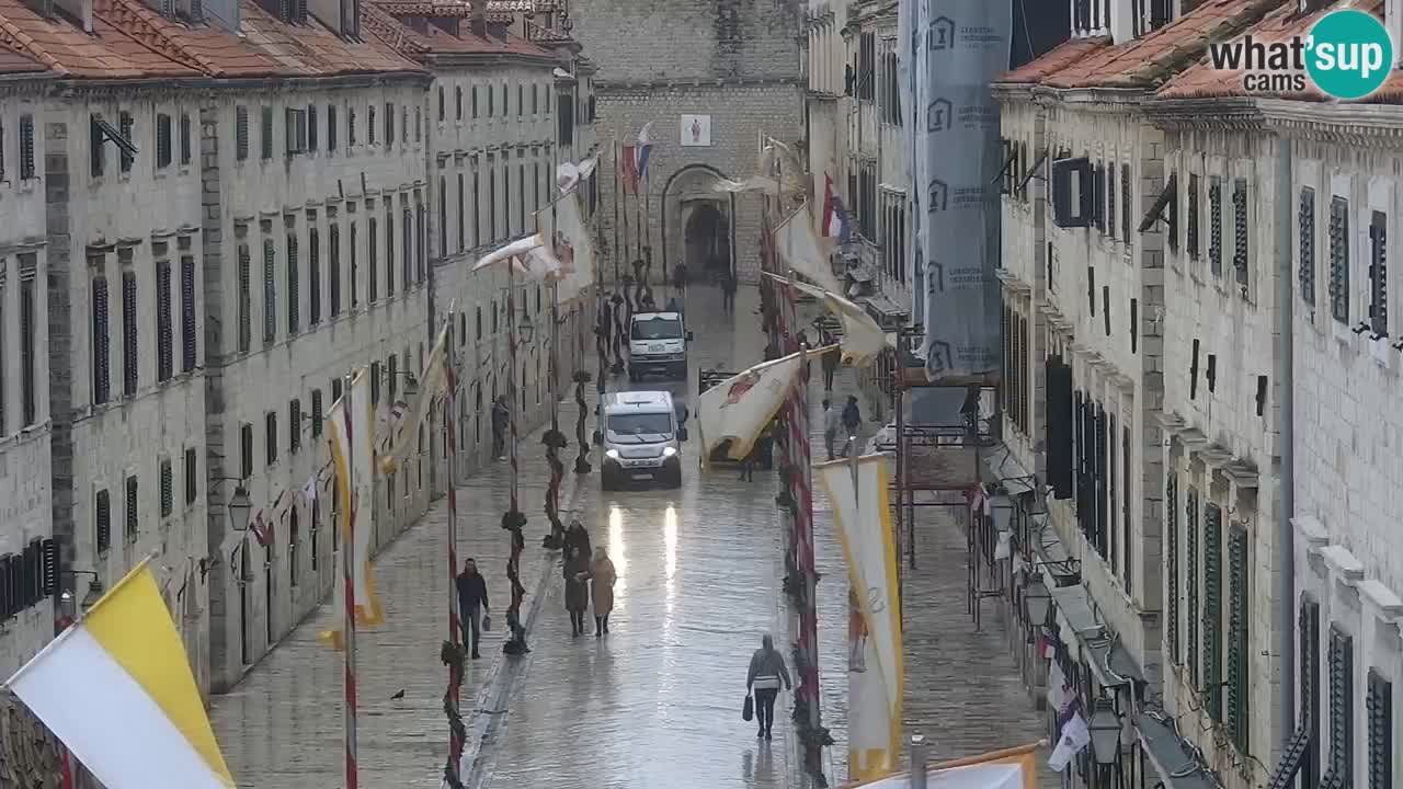 Live Webcam Dubrovnik Stradun