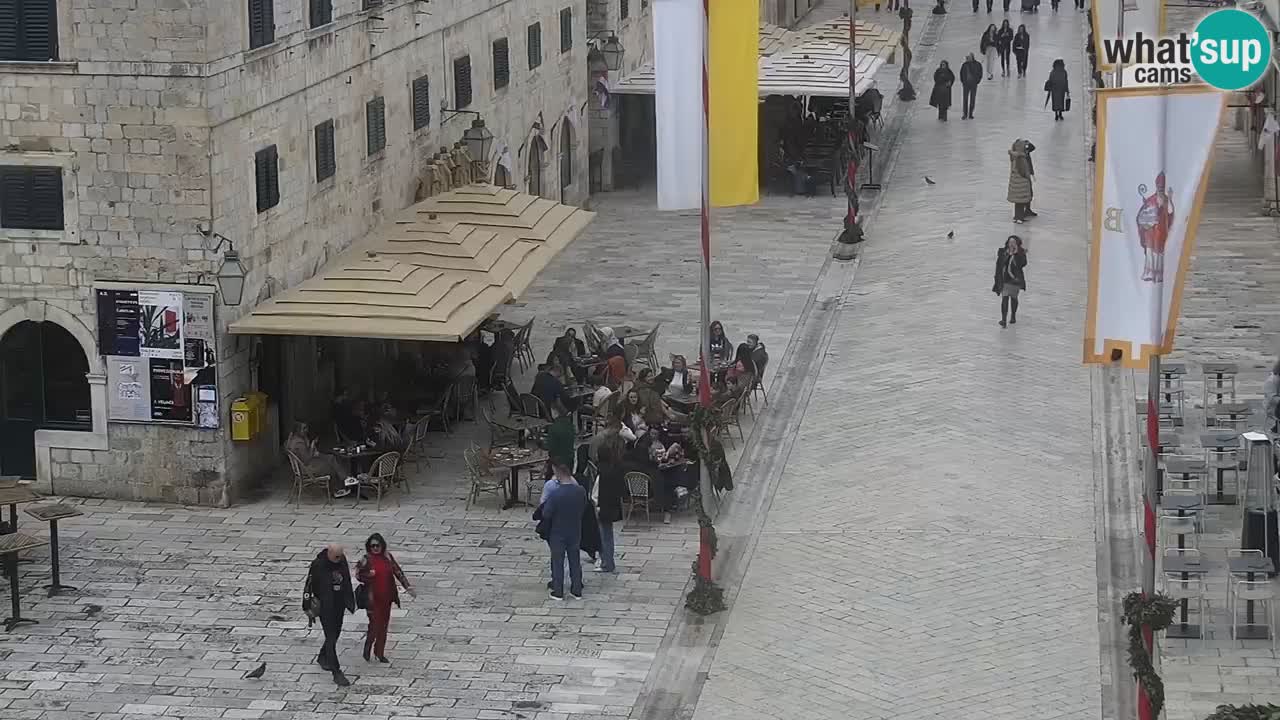 Live Webcam Dubrovnik Stradun