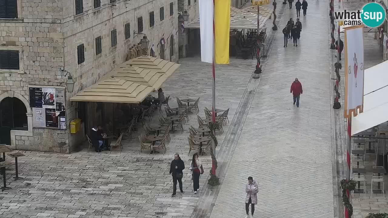Kamera v živo Dubrovnik Stradun / Placa