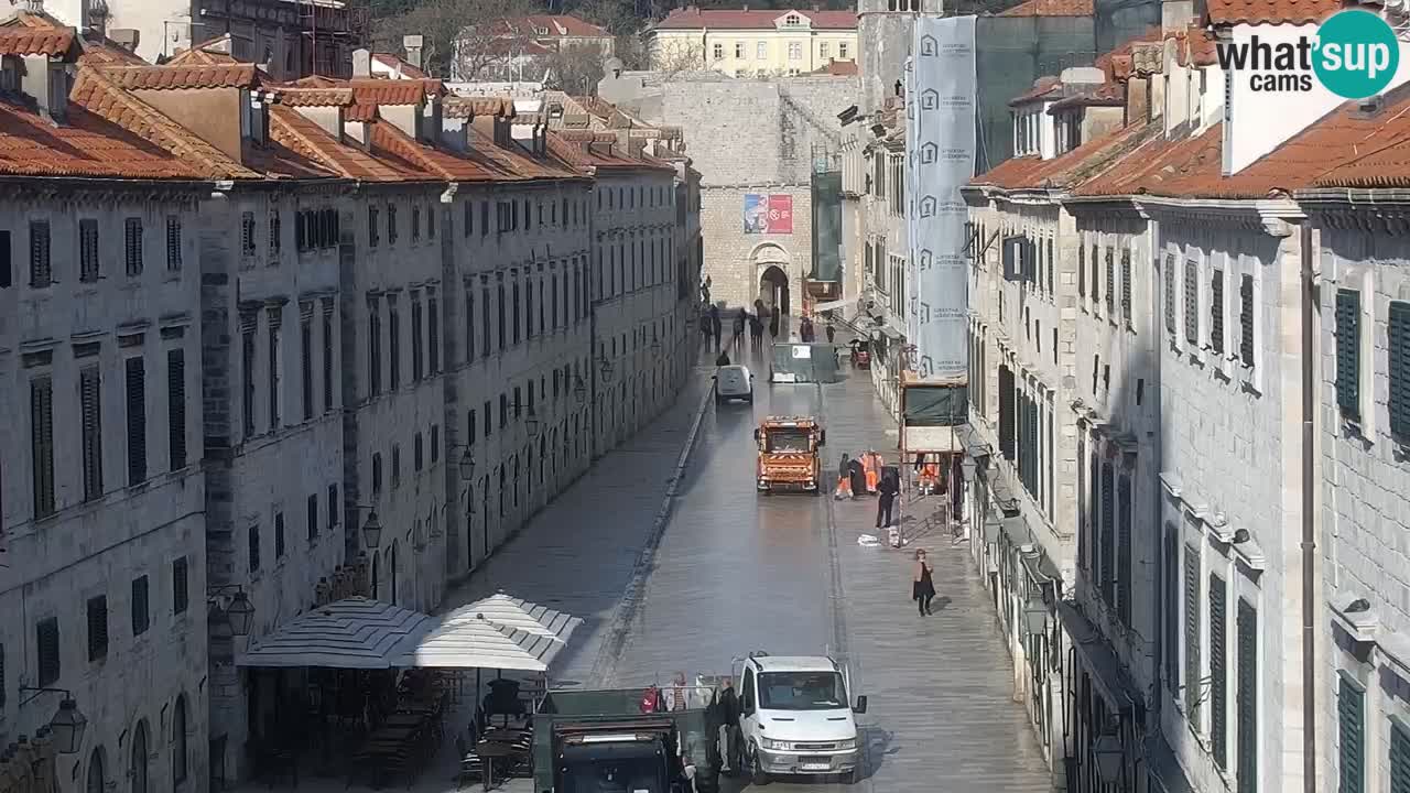 Live Webcam Dubrovnik Stradun