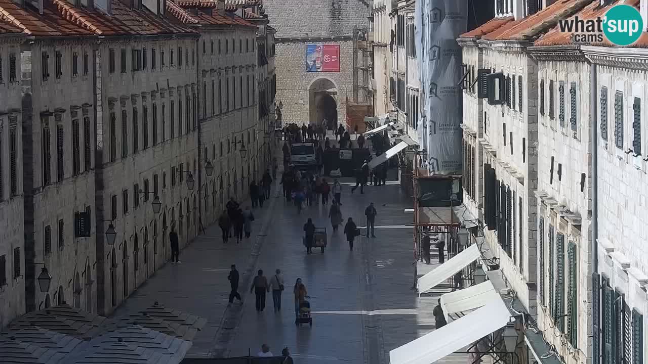 Live Webcam Dubrovnik Stradun