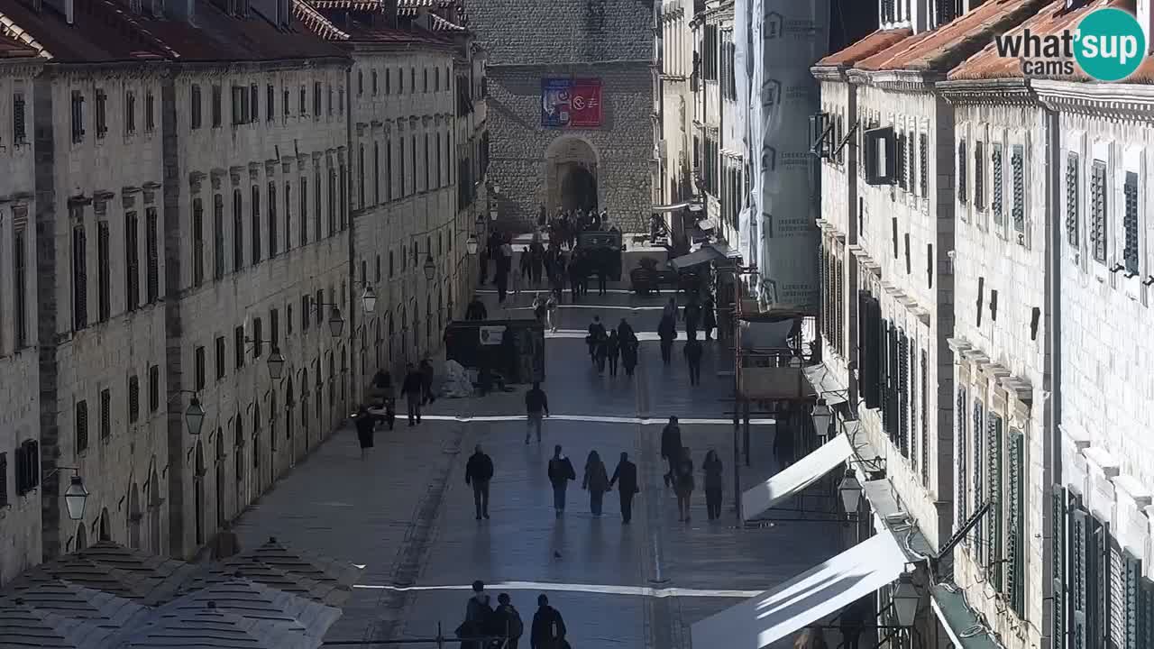 Kamera v živo Dubrovnik Stradun / Placa