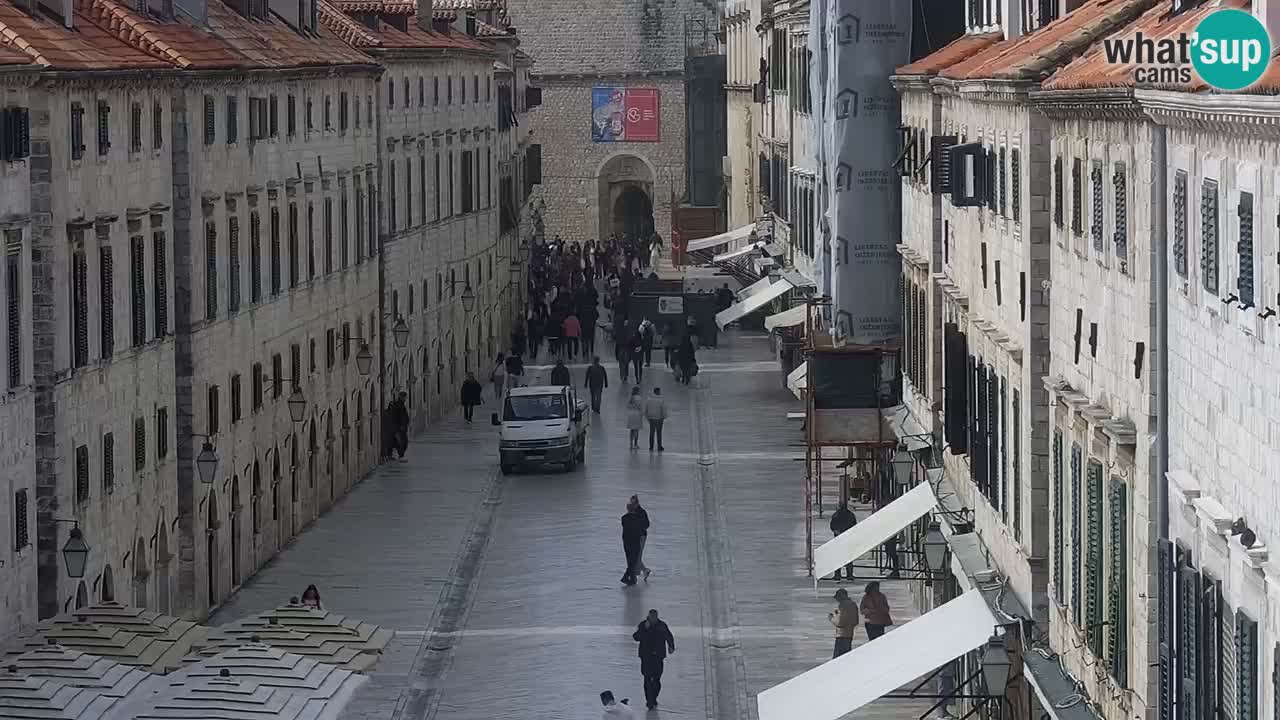 Live Webcam Dubrovnik Stradun