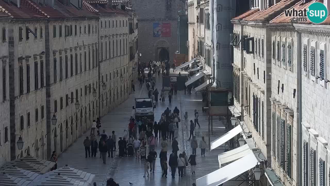 Kamera v živo Dubrovnik Stradun / Placa
